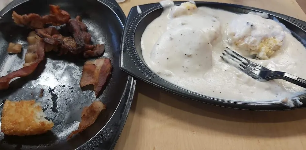 Biscuits and Gravy with Bacon